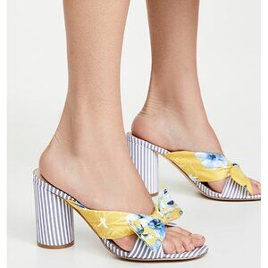 Cupcakes and Cashmere Orinda Satin Bow Mule Sandal - Size 10